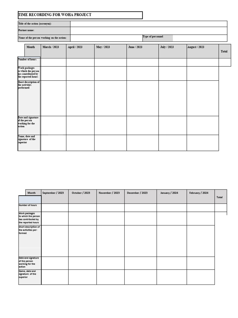 Timesheet_template | PDF