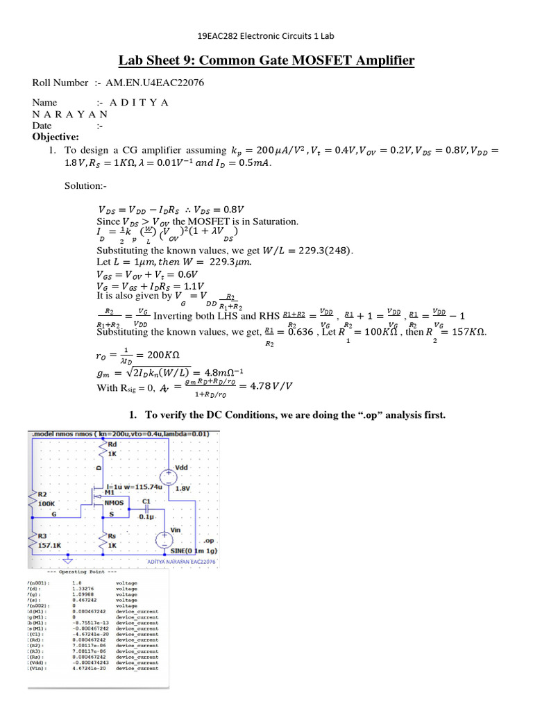 Gate MOSFET EAC PDF