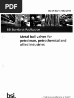 Metal Ball Valves Standard ISO 17292 | PDF | Technology & Engineering