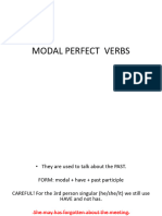 Modal Perfect Verbs
