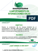 Capacitación Comportamiento en Intersecciones