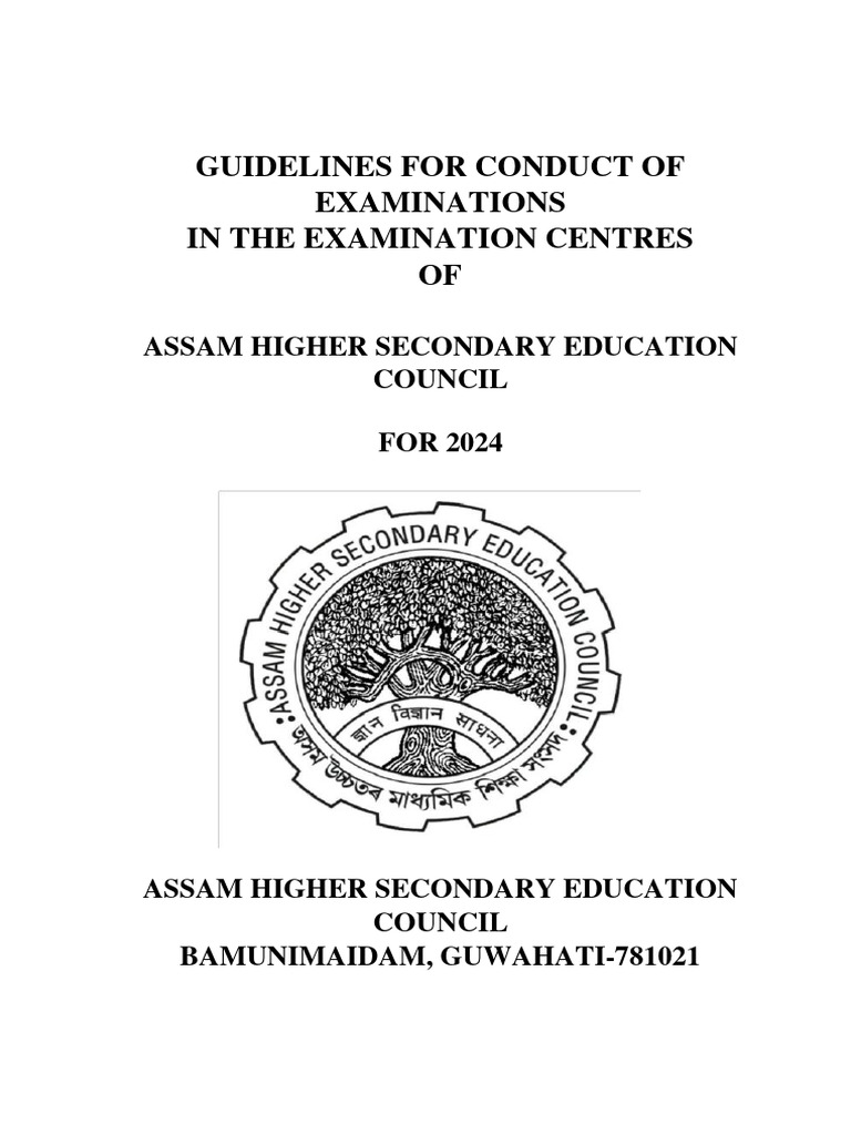 Guidelines For Conduct of H S Final Examination 2024 | PDF | Home ...