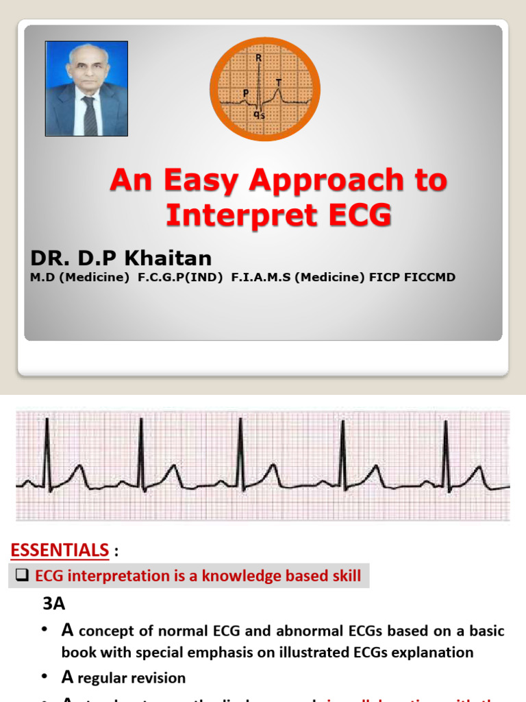 Easy ECG Interpretation Guide | PDF | Electrocardiography | Myocardial ...