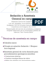 Sedacion y Anestesia General de Campo