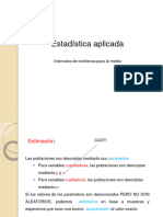 Teorica 2 Intervalo de Confianza para La Media Poblacional