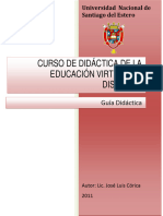 Guia - Didactica Curso Didáctica de La Educación Virtual y A Distancia