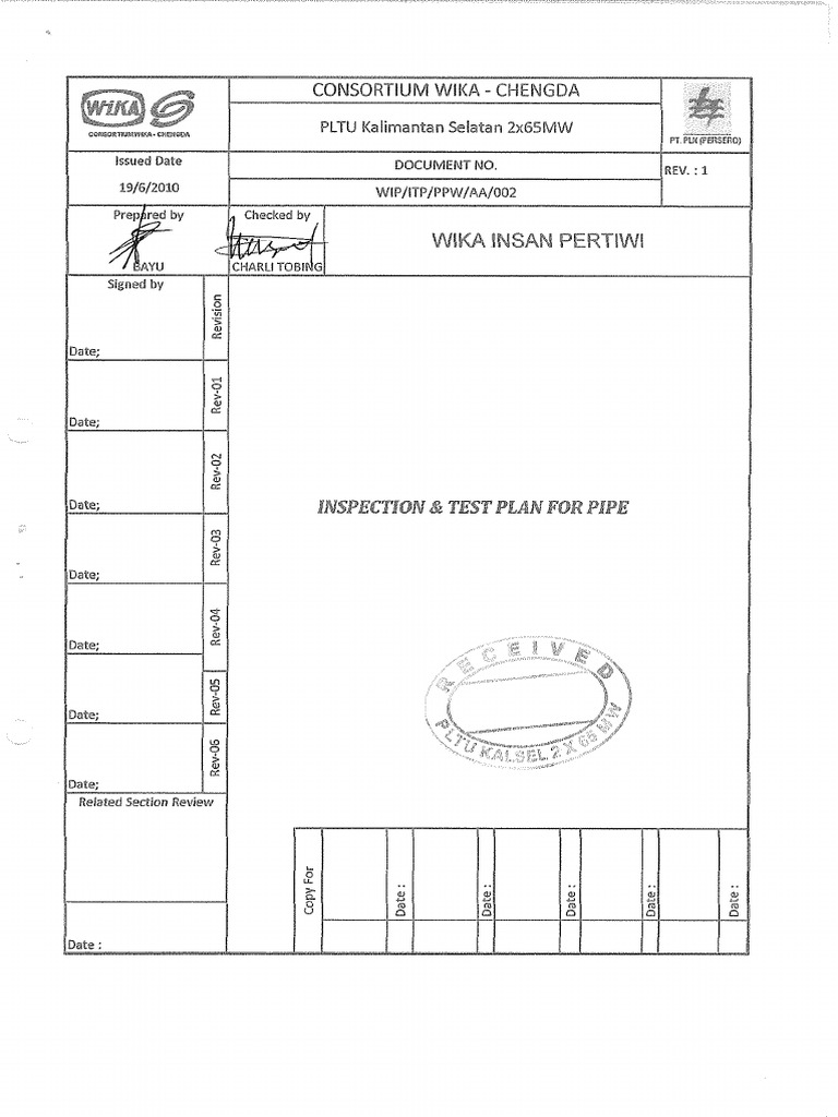 6.piping Installation Procedure PDF