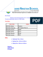  Grade 11 Science 2023-24 Timetable and Syllabus