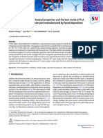 Characterization of Mechanical Properties and Fracture Mode of PLA