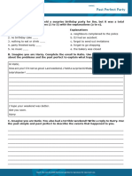 Past Perfect Party Interactive Worksheet
