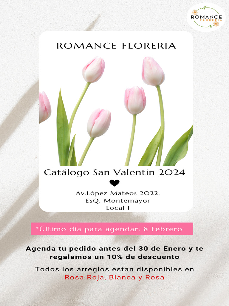 Catálogo Romance Florería 2024 | PDF