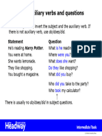 auxiliary verbs and queations