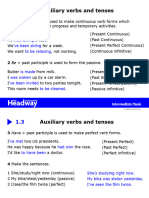 Auxiliary Verbs and Tenses