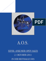 Ankumer Open Sales Pferde-Auktion OS - Katalog - 2011