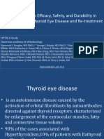 Thyroid Eye Disease Presentation