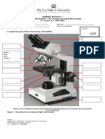 Act 1 Microscope (Answer Sheet)