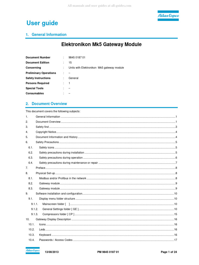 ATLAS COPCO ELEKTRONIKON MK5 MANUAL PDF FREE DOWNLOAD intelligence overview