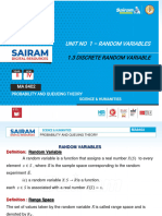 1.3 Discrete Random Variables