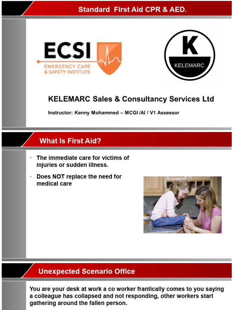 ECSI First Aid New | PDF