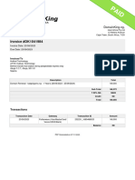 Invoice DK1041984