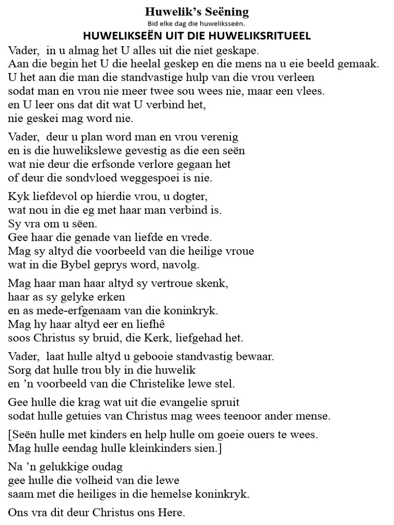 huweliks-seening-wedding-blessing-prayer-nuptial-afrikaans-pdf