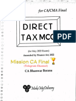 DT MCQ Book by BB Sir @mission - CA - Final