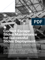 Feb 2019 - Correct Escape Slides Maintenance For Successful Slides Deployment