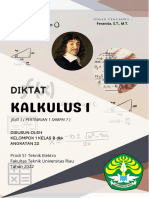 Master Design of Calculus Kelompok 1