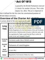 Overview of The Charter Act of 1813: Long Title
