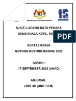 Kertas Kerja Gotong Royong Madani 2023