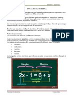 11° Clase - Ecuación de Primer Grado y Problemas