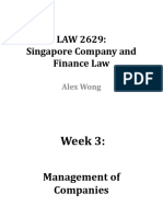 LAW 2629: Singapore Company and Finance Law: Alex Wong