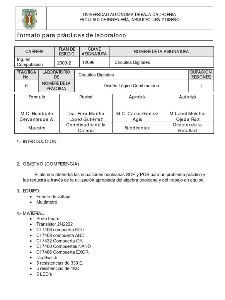 Formato Practica 6 | PDF