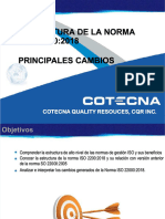 ISO 22000-2018 ESPAÑOL CURSO PRINCIPALES CAMBIOS