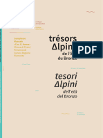 CATALOGO MOSTRA TESORI ALPINI CHIUSA DI PESIO TRACES - Copertina Italiana