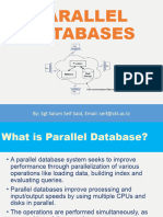 Lect2-PARALLEL DATABASE