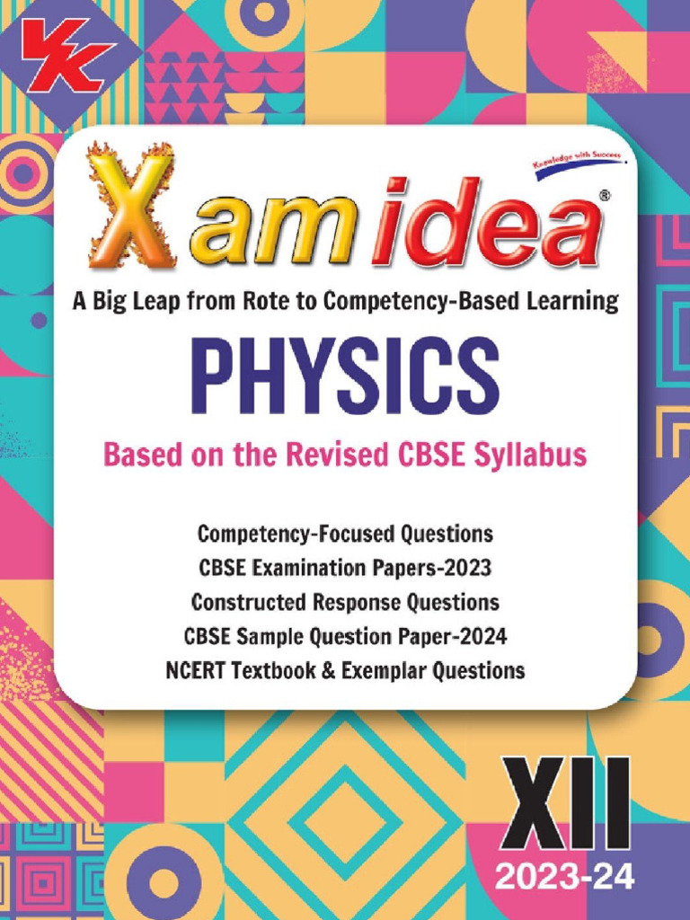XAM Idea Physics CBSE Class 12 xam Idea PDF