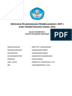 RPP IPS Kelas 9 Semester 2 Tahun 2024
