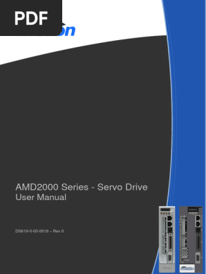 AMD2000 Series - Servo Drive: User Manual | PDF | Technology