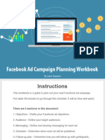 Facebook Ad Campaign Planning Workbook