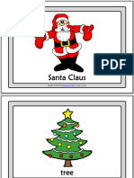 Christmas Vocabulary Esl Printable Flashcards With Words For Kids