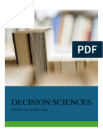 Group 7 Decision Sciences Project Topic Proposal
