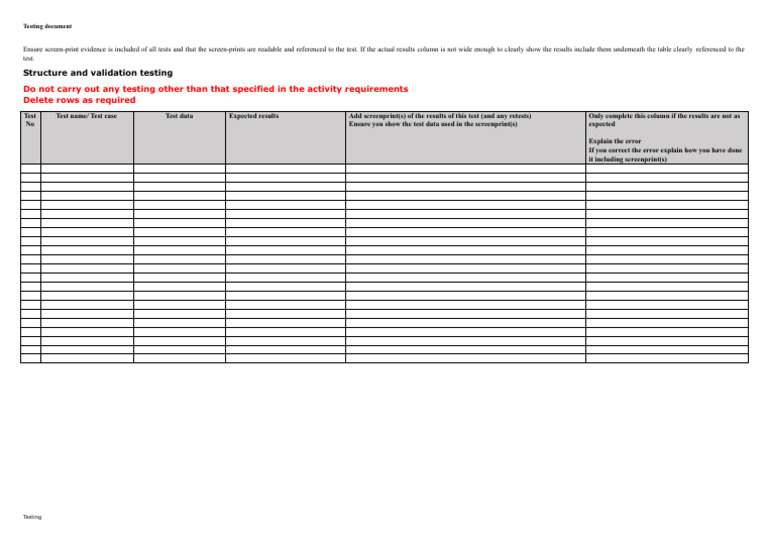Test Template | PDF | Teaching Methods & Materials | Technology ...