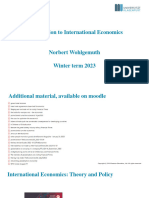 Introduction International Economics 2023