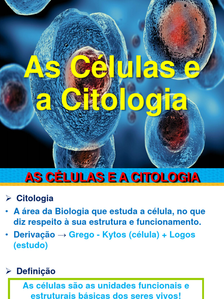 Significado e Estudo da Citologia | PDF
