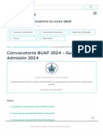 Convocatoria BUAP 2024 - Guía de Admisión Fechas + Examen + PR