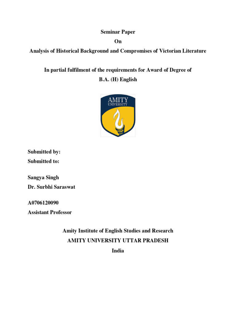 Histrory of English Literature | PDF | Victorian Era