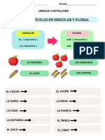 Los Artículos Singular y Plural