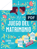 El Juego Del Matrimonio - Sara Desai