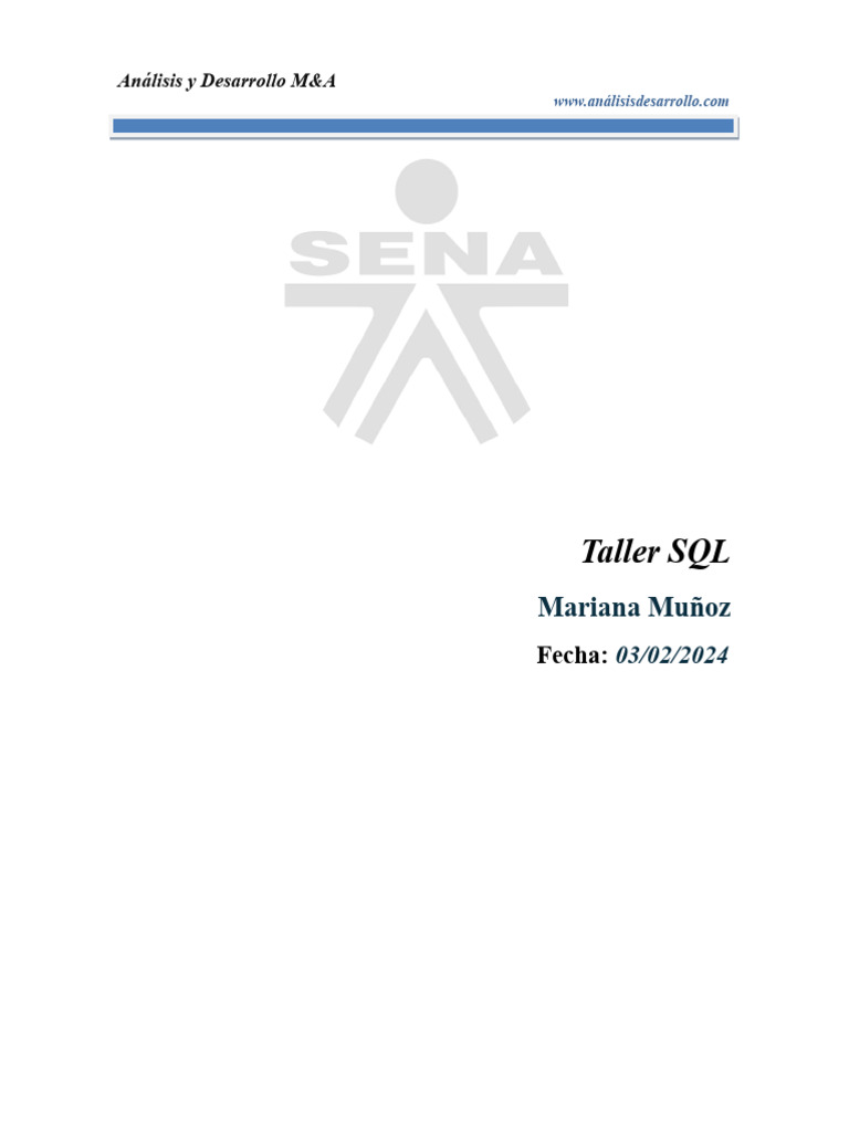 Taller sql pdf